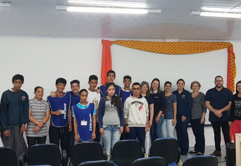 Pra Vida - Núcleo de Gestão de Pessoas visita APAE