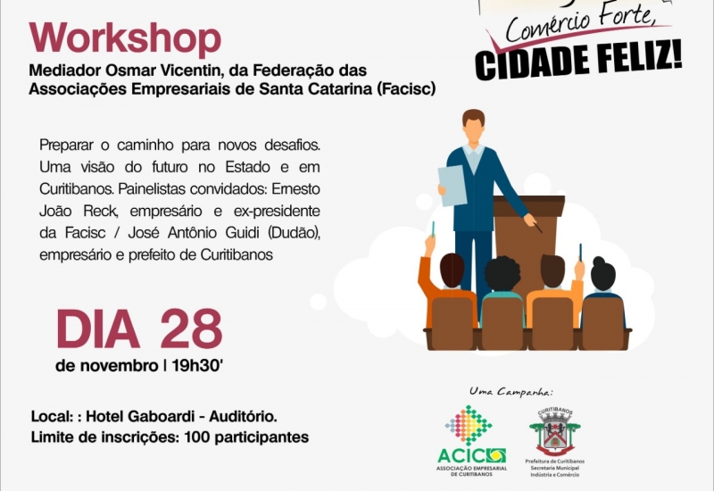 Pra Vida - Campanha Comércio Forte, Cidade Feliz reúne empresários novamente.