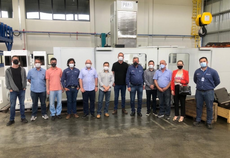 Pra Vida - Diretoria da Acic visita Mendes Máquinas
