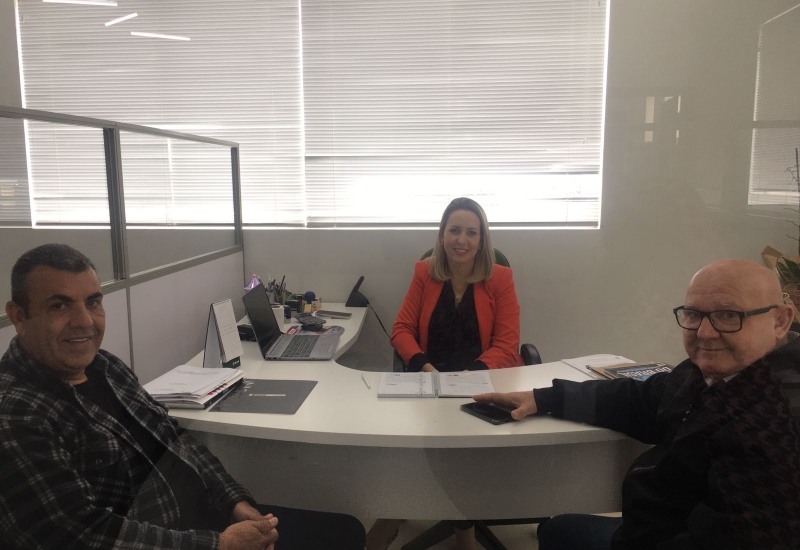 Pra Vida - Presidente do Legislativo visita Acic