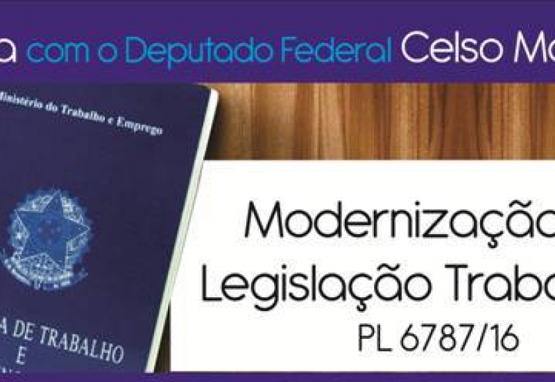 Pra Vida - Reforma Trabalhista será tema de Palestra em Curitibanos
