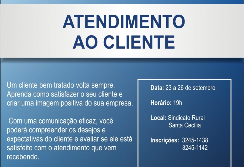 Pra Vida - Curso gratuíto em Santa Cecília