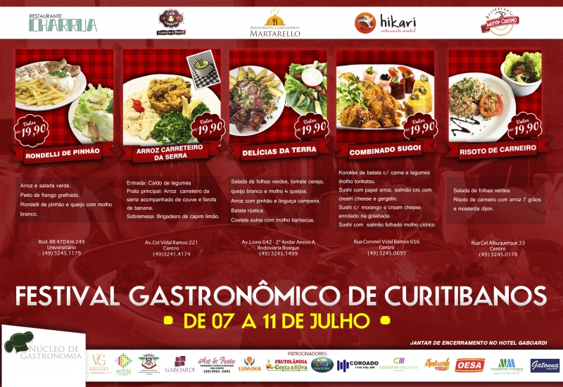 Pra Vida - Festival Gastronômico de Curitibanos