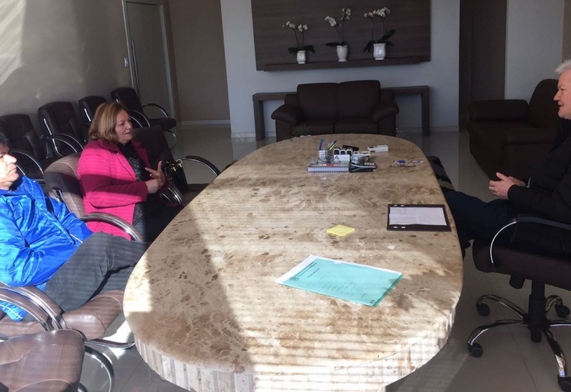 Pra Vida - Presidente da ACIC participa de reunião com Prefeito Dudão