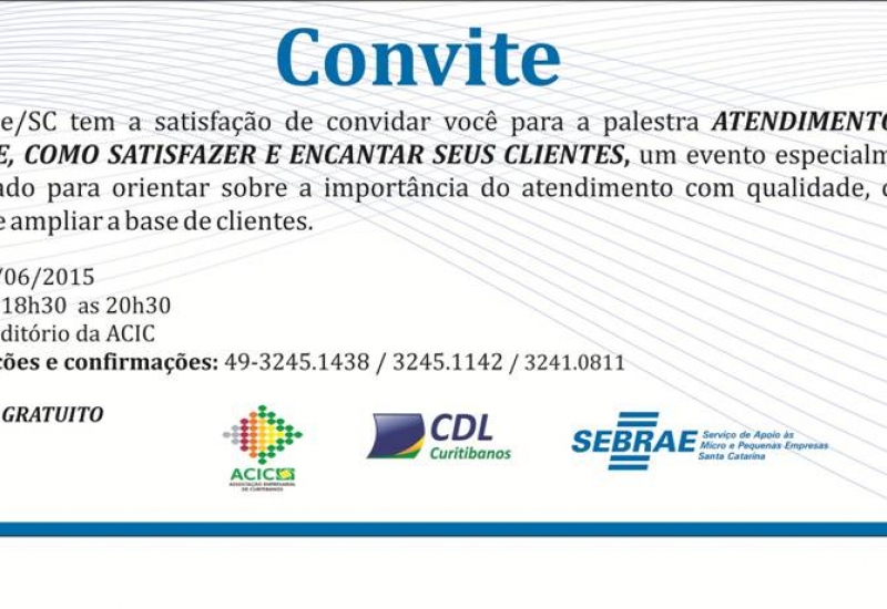 Pra Vida - CONVITE: Palestra