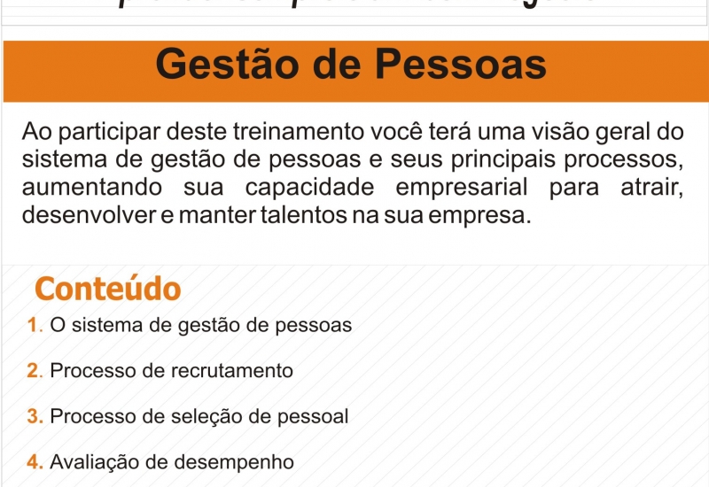 Pra Vida -  ACIC e SEBRAE realizam curso: Gestão de Pessoas
