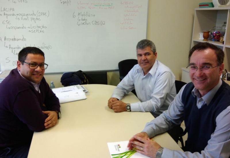 Pra Vida - UFSC também recebe visita de Amarildo e Aldo.