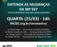 Acic Curitibanos - Assessoria jurídica da FACISC esclarece dúvidas sobre a MP 927