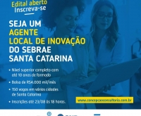 Acic Curitibanos - Sebrae tem vagas para Agente Local de Inovação em Curitibanos
