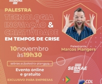 Acic Curitibanos - Palestra com Marcos Piangers tem parceria da ACIC
