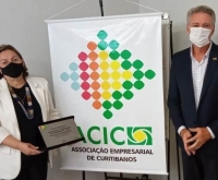 Acic Curitibanos - Presidente da FACISC participa de encontro com diretores da ACIC
