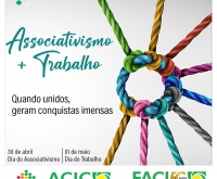 Acic Curitibanos - 30 de abril, Dia do Associativismo.