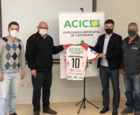 Acic Curitibanos - Acic oficializa apoio junto a equipe de futsal da ADC