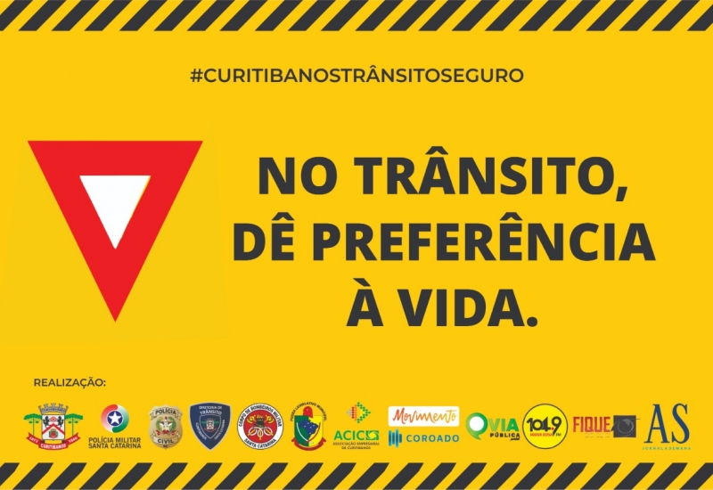 Pra Vida - Acic é parceira  na Campanha Curitibanos Trânsito Seguro