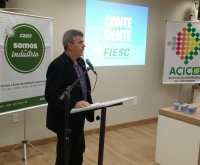Acic Curitibanos - Presidente participa de evento da FIESC em Curitibanos.