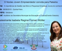 Acic Curitibanos - Convite Palestra
