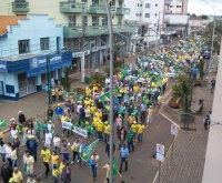 Acic Curitibanos - Manifestação pelo fim da corrupção no país
