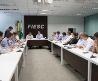 Acic Curitibanos -  Em reunião na FIESC, governo e indústria intensificam diálogo