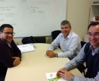 Acic Curitibanos - UFSC também recebe visita de Amarildo e Aldo.
